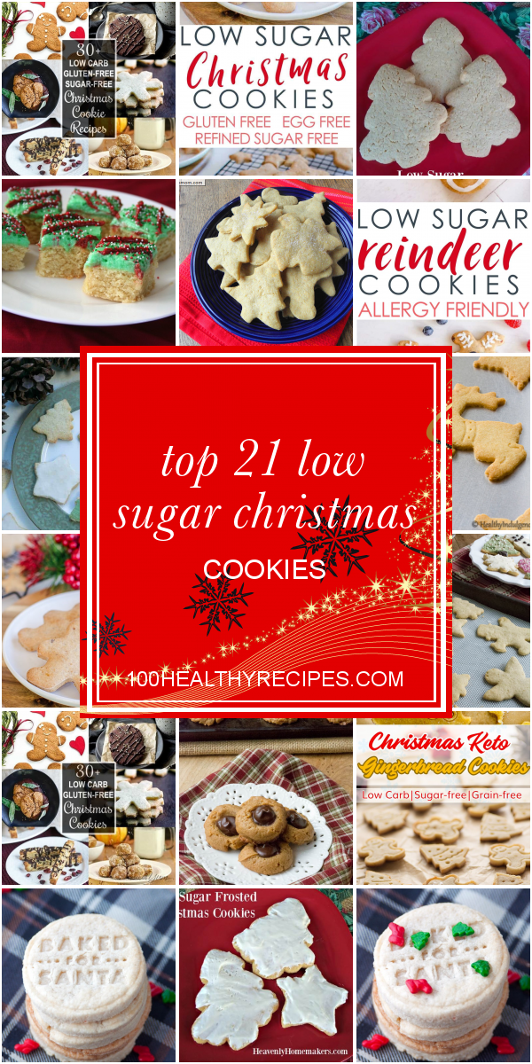 Top 21 Low Sugar Christmas Cookies – Best Diet and Healthy Recipes Ever